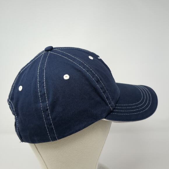 St Andrews Links Tartan Strapback Baseball Cap Blue One Size Adjustable 6 Panel - Picture 5 of 9